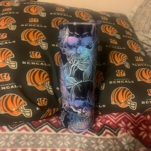 20 oz Neon Skull Sublimated Tumbler